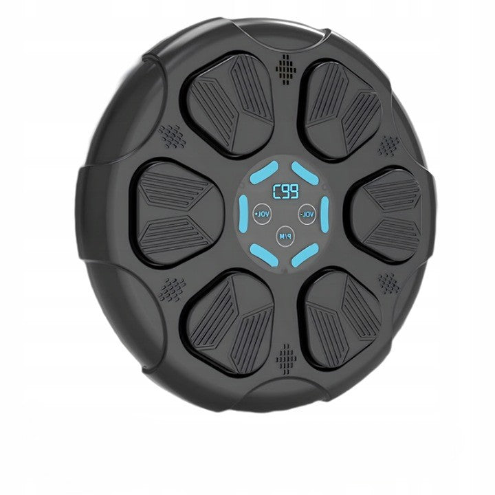 Aparat interactiv de box cu bluetooth, Zola, 9 viteza, difuzor, lumina LED, USB, 39 × 39 × 5 cm, negru Aparat interactiv de box cu bluetooth, Zola, 9 viteza, difuzor, lumina LED, USB, 39 × 39 × 5 cm, negru